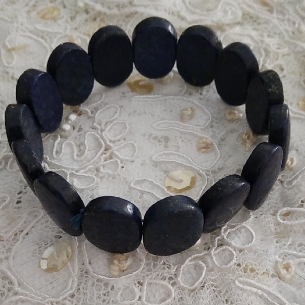 Deep Blue Stone Bracelet